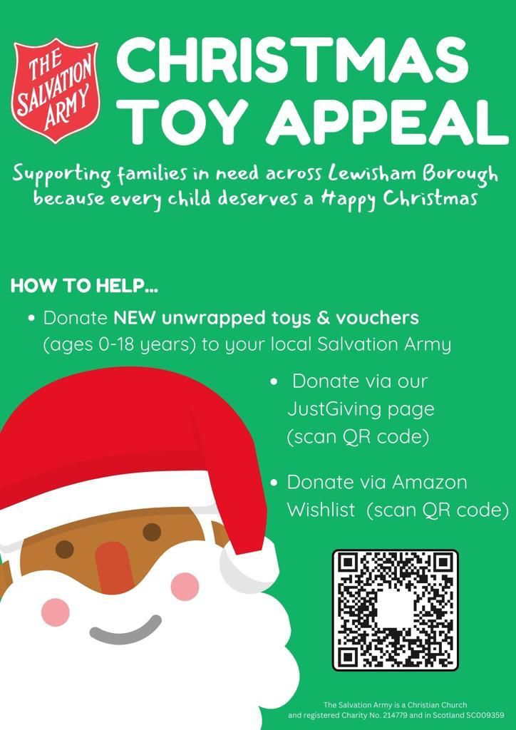 Lewisham Christmas Appeal Poster 2023