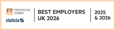 Financial Times best employers UK 2026 badge