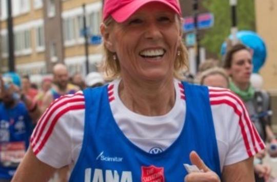 London Marathon finisher