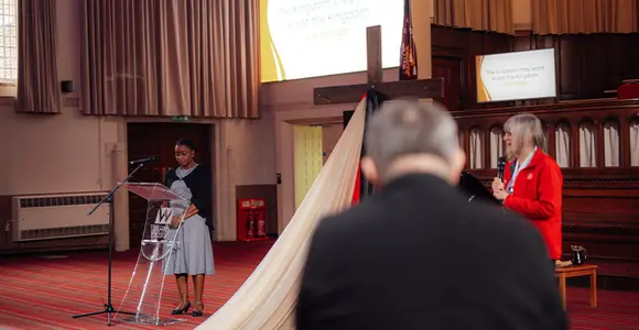 Presentation in the Assembly hall during Holy Week.