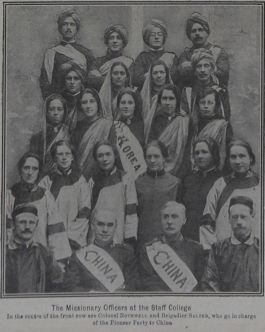 Missionary Officers at the Staff College in China
