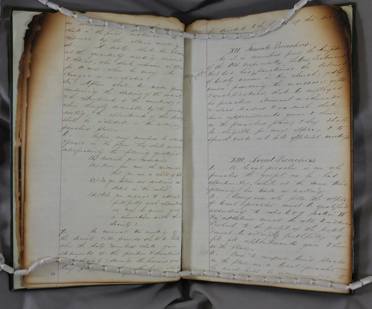 Christian Mission Minutes 1870 'Female Preachers'