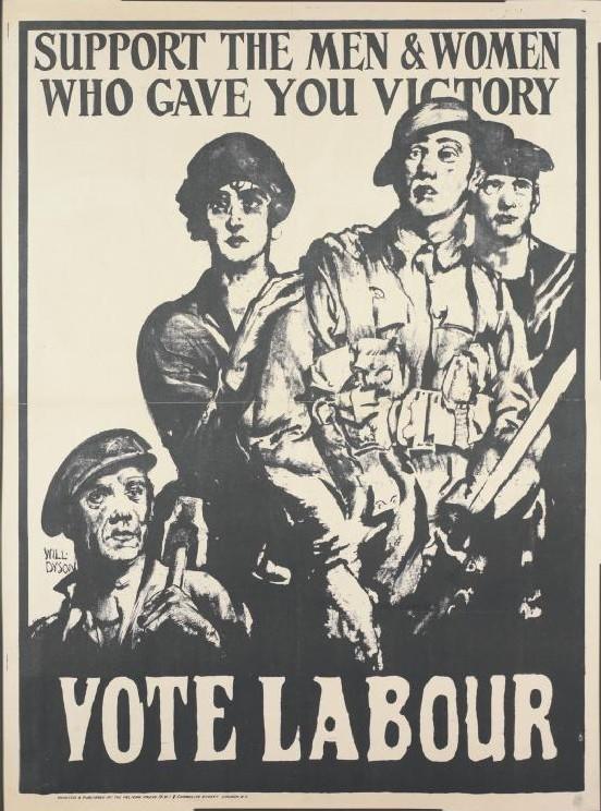 Labour Party campaign poster from c.1918
