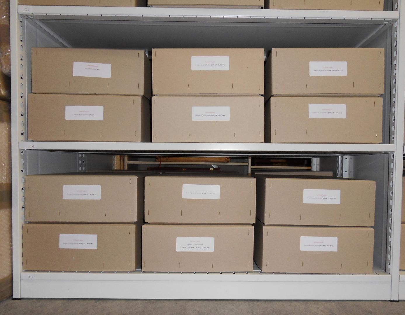 Nineteen boxes of correspondence