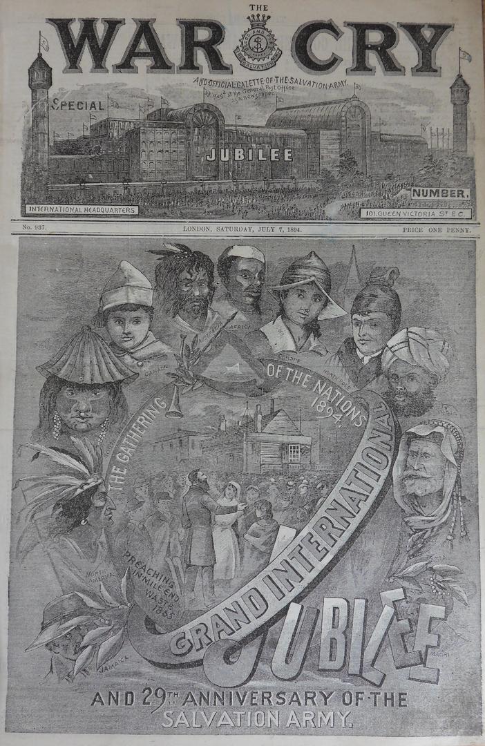 War Cry 1894 congress cover