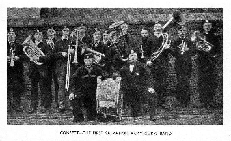 Consett - the first Salvation Army corps band