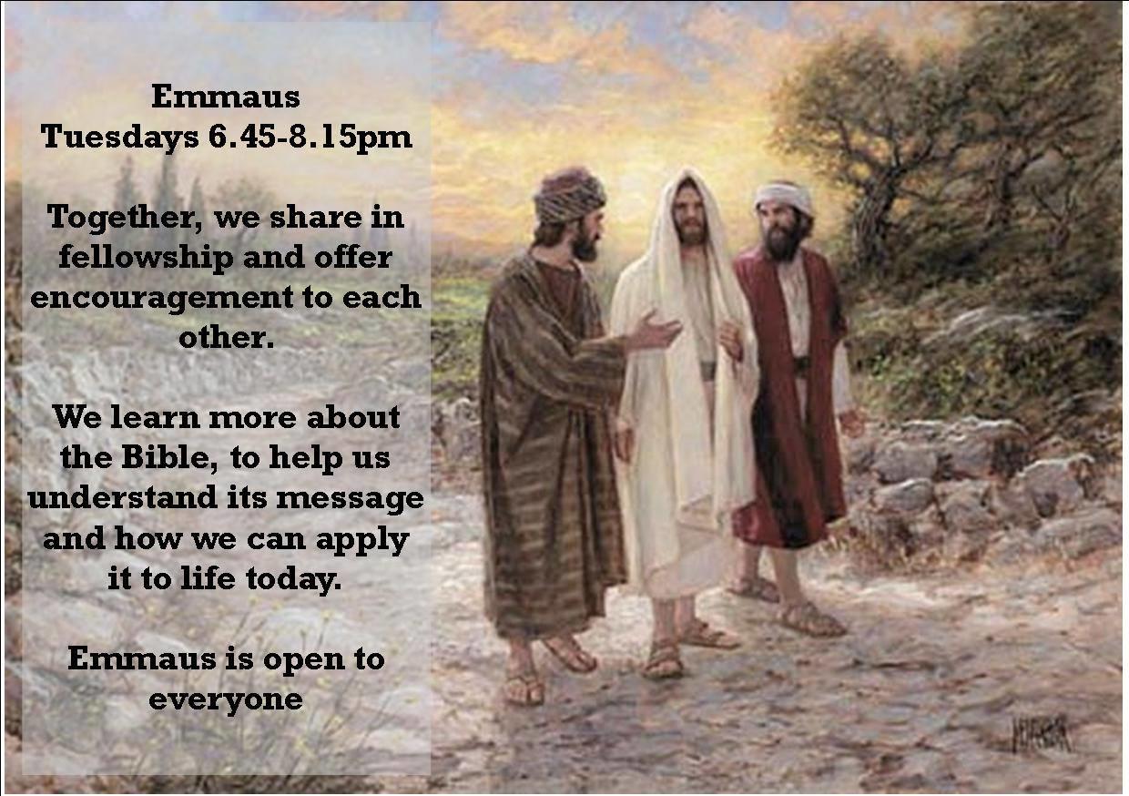 Emmaus Bible Study Poster
