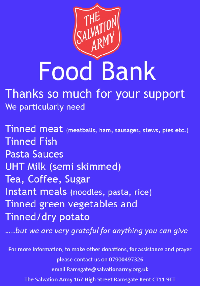 Food Bank Items