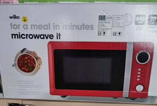 microwave oven box