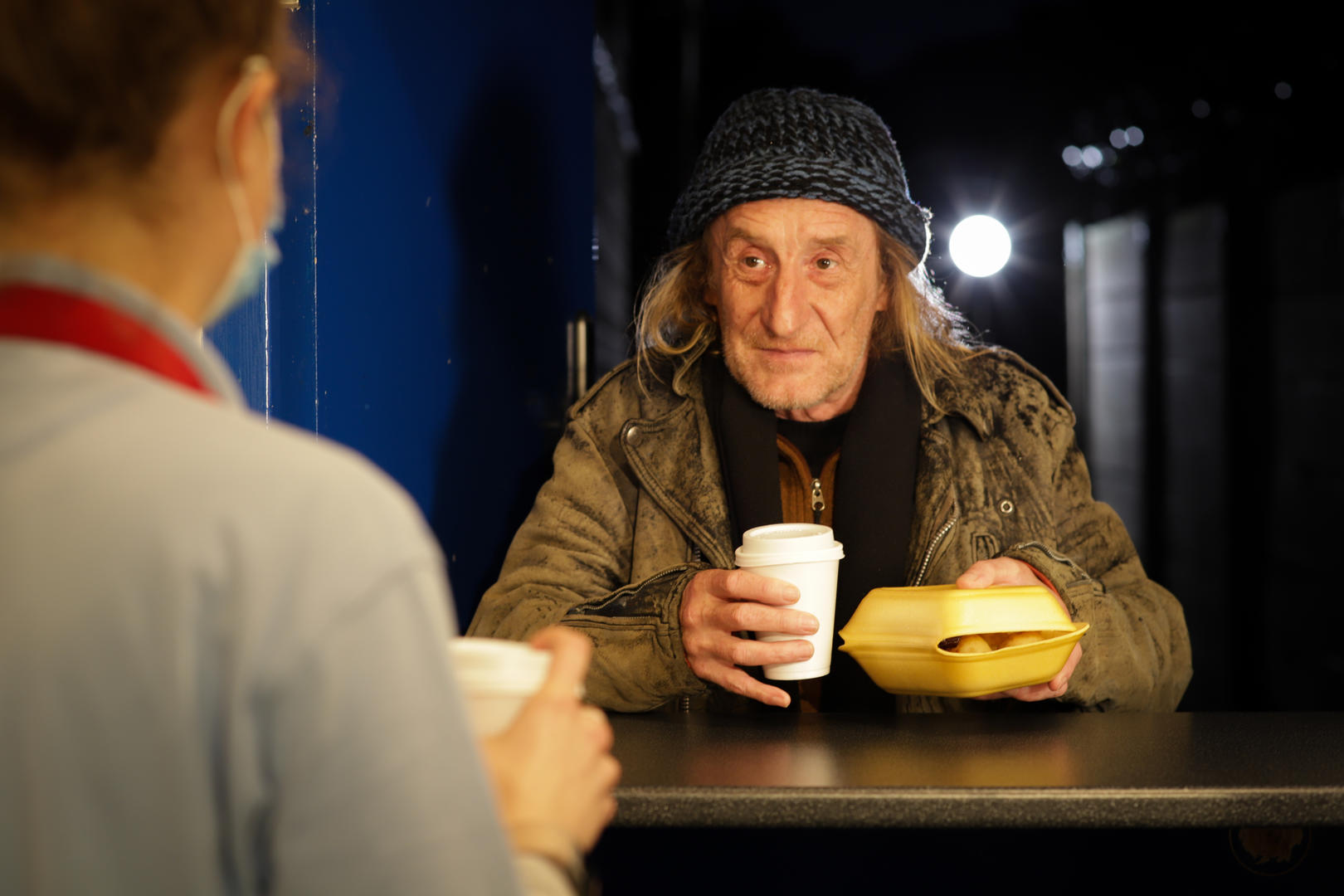 Hot meals for the homeless