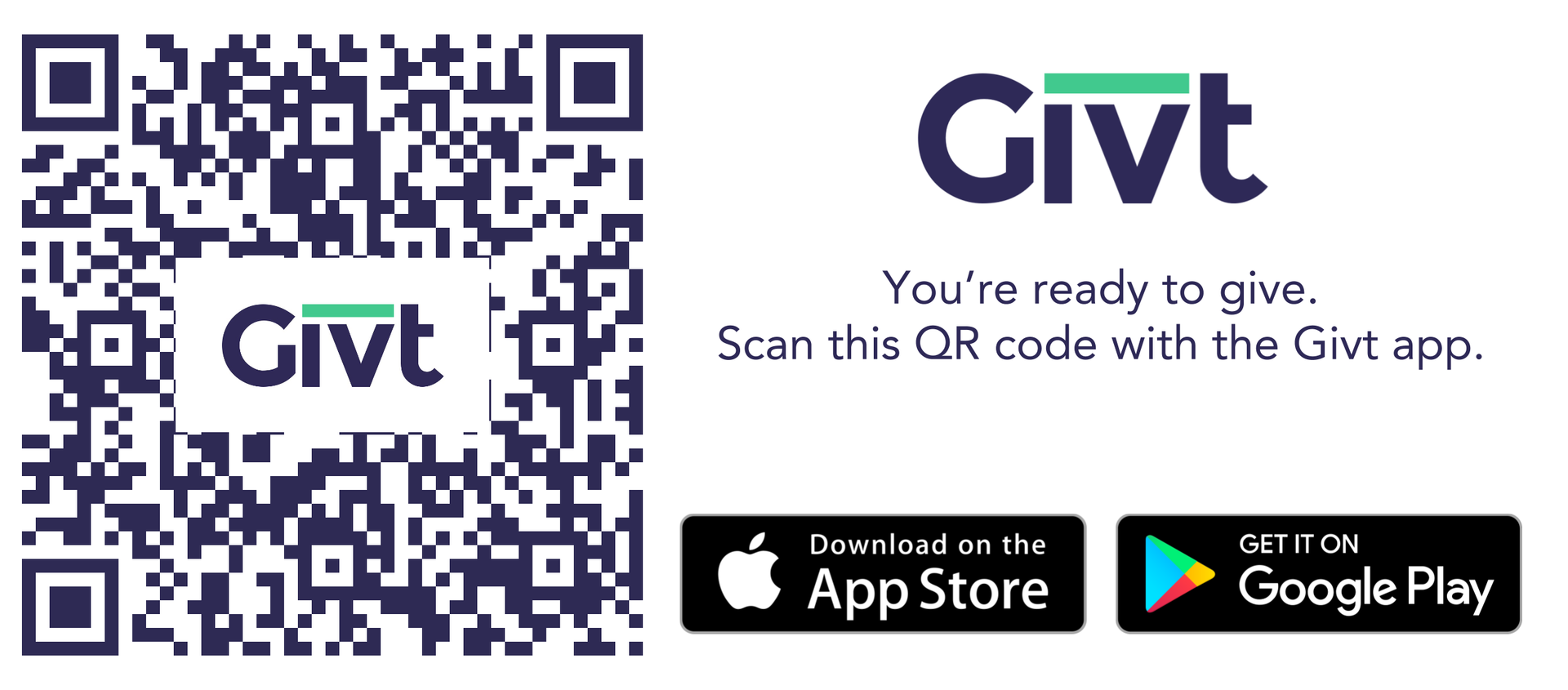 Givt QR code for Redruth Salvation Army