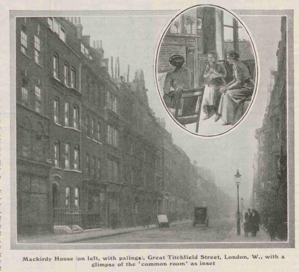 The Salvation Army's Mackirdy House Hostel for Women on Great Titchfield Street