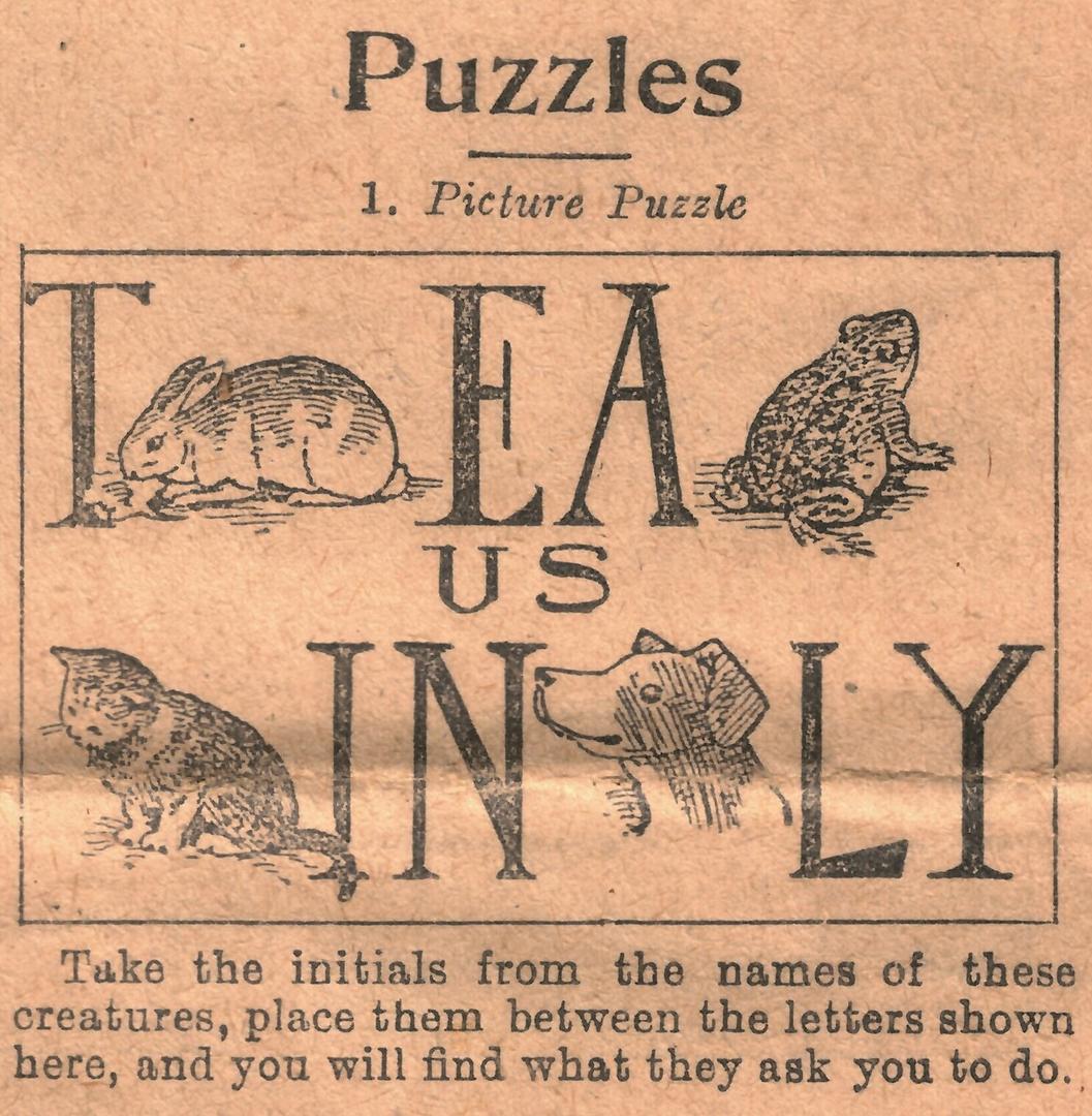 An animal-themed word puzzle for children