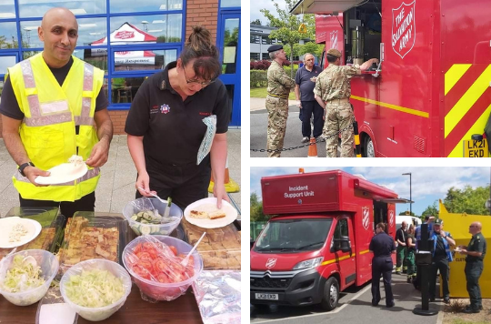 The Salvation Army supports emergency workers at high level exercise