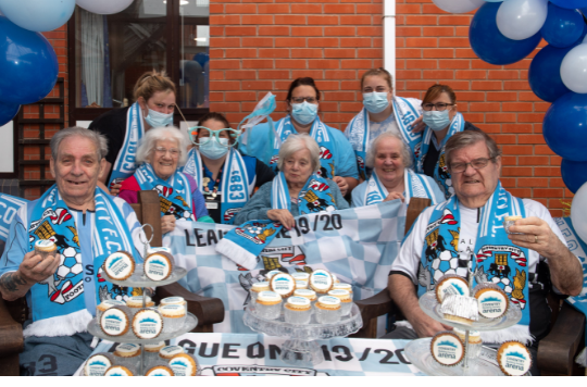 Youell Court residents watch Coventry City 