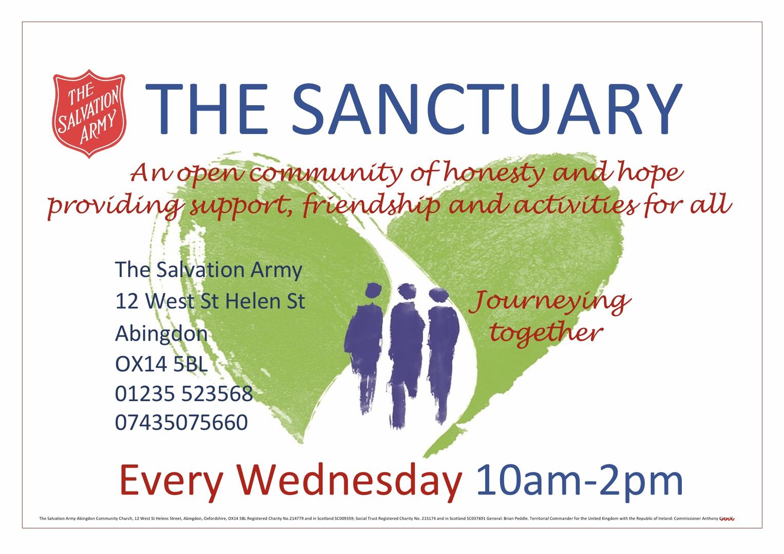 Sanctuary Drop In 10am-2pm