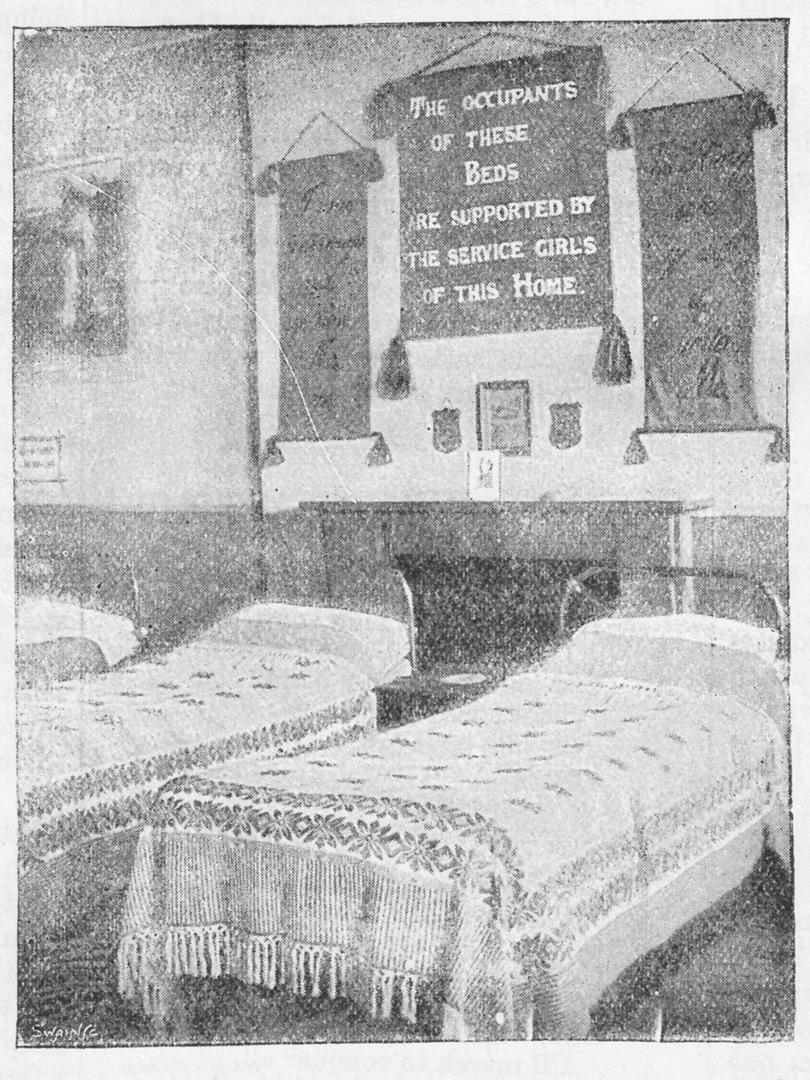 Service girls' beds, Clapton Square Home, 1893