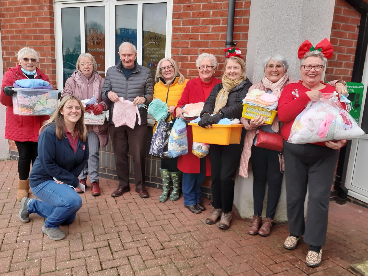 Thoughtful knitters use skills to support local charity