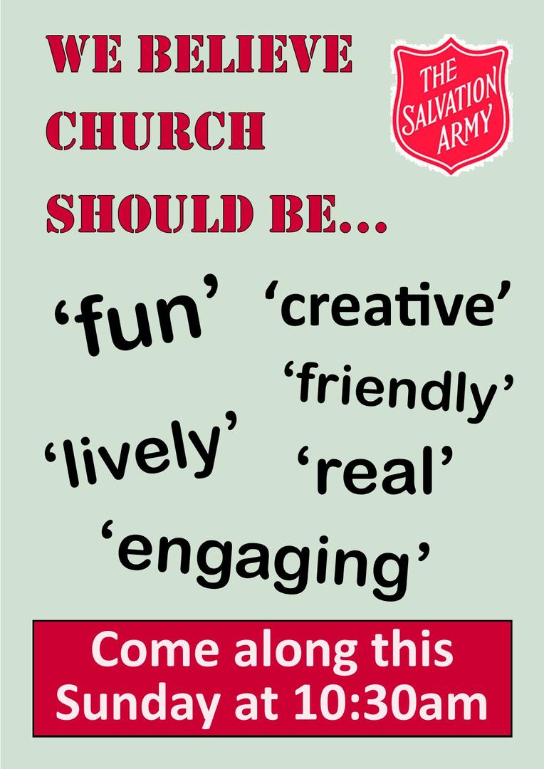 Church should be...