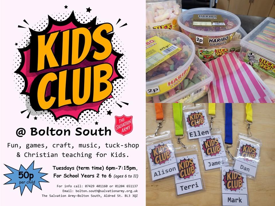 Kids Club @ Bolton South