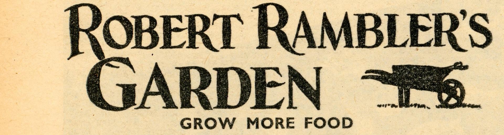 Robert Rambler's Garden header