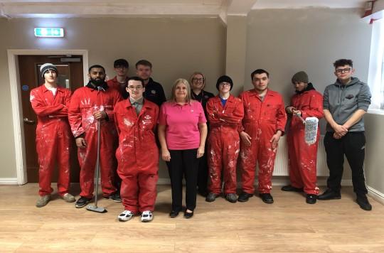 Students on the Prince's Trust Employability Programme chose The Salvation Army to receive a makeover