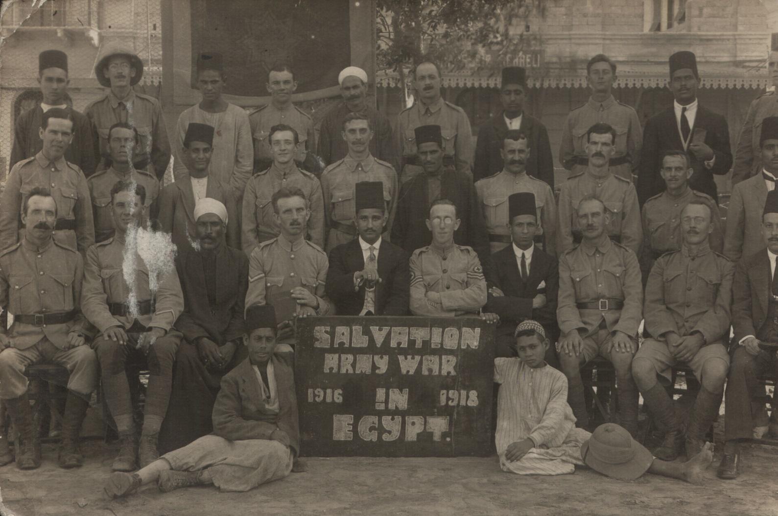 The Salvation Army in Egypt, 1918.
