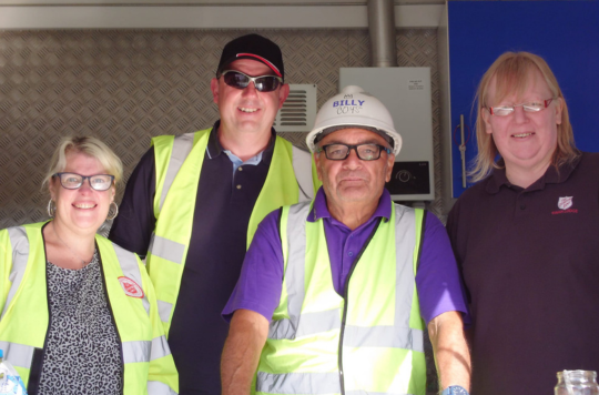 DIY SOS team with the Salvation army