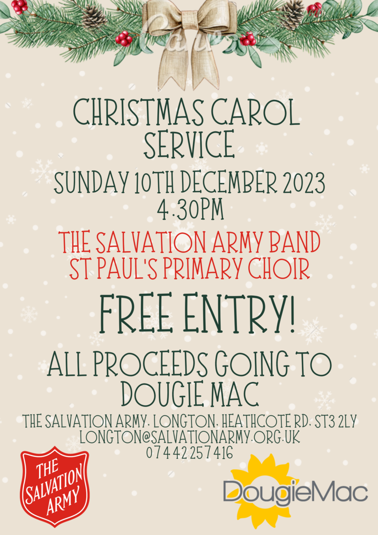 Community Carol Service - 10th December