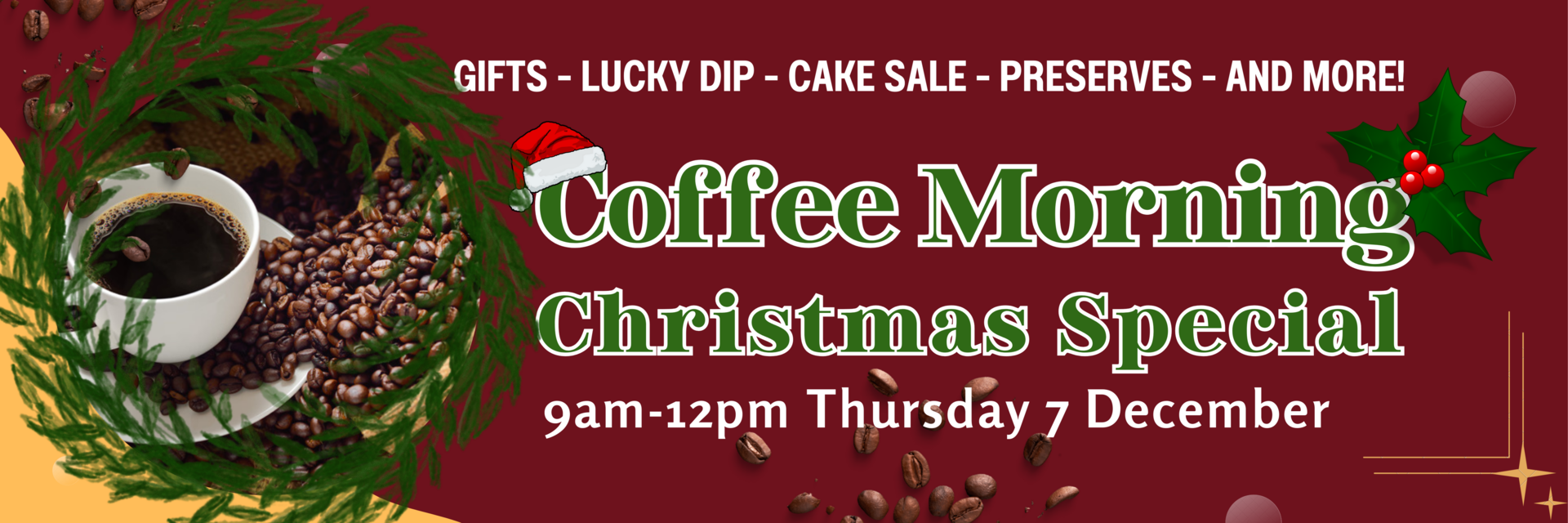 Coffee Morning Christmas Special Advert
