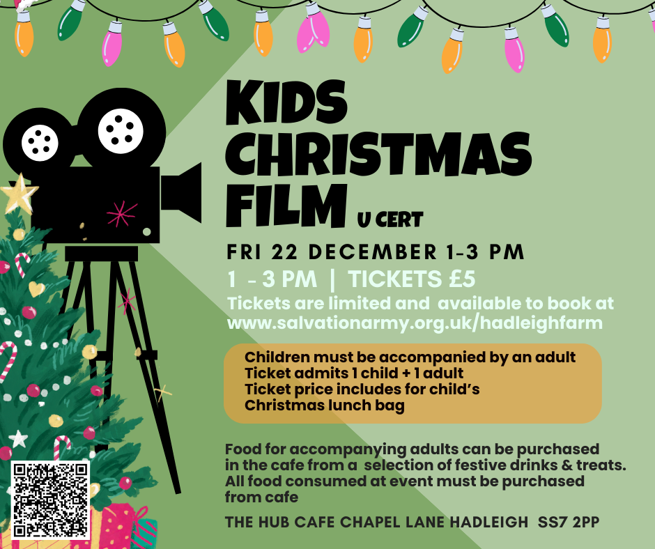 Christmas Film at the Hub Cafe 22 December