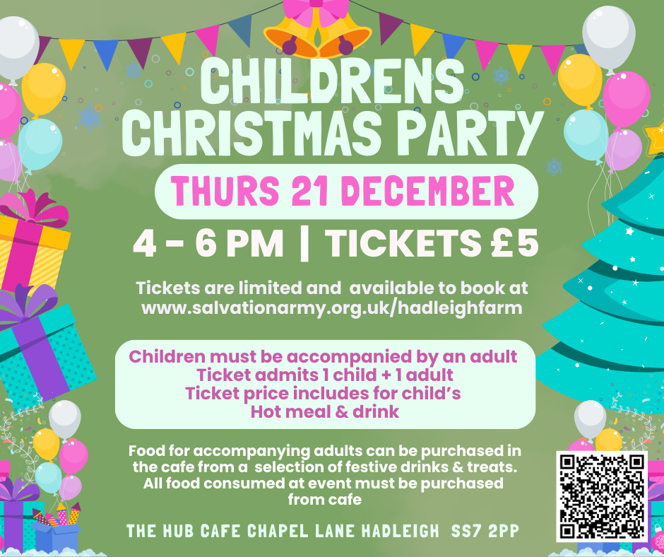 Children's Party at The Hub Cafe 21 December