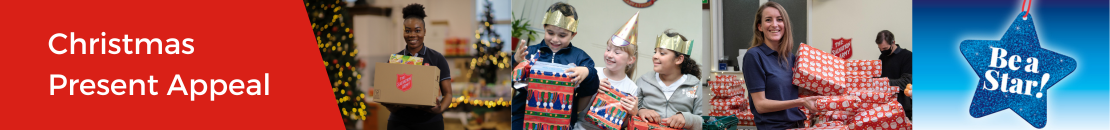 Be a star and support our present appeal this Christmas