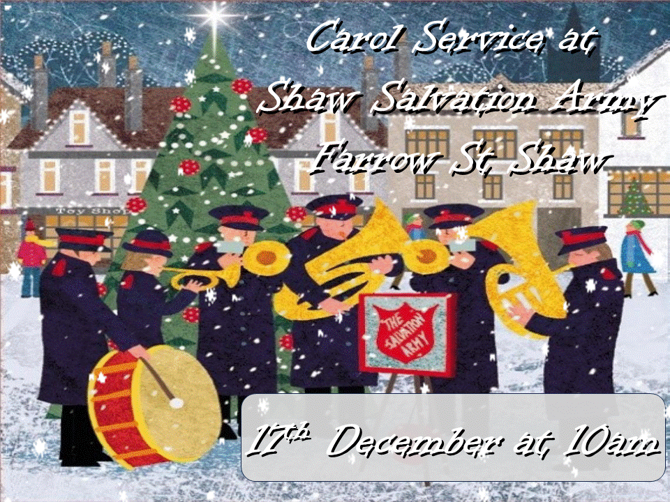 Christmas Carol Service 17th December