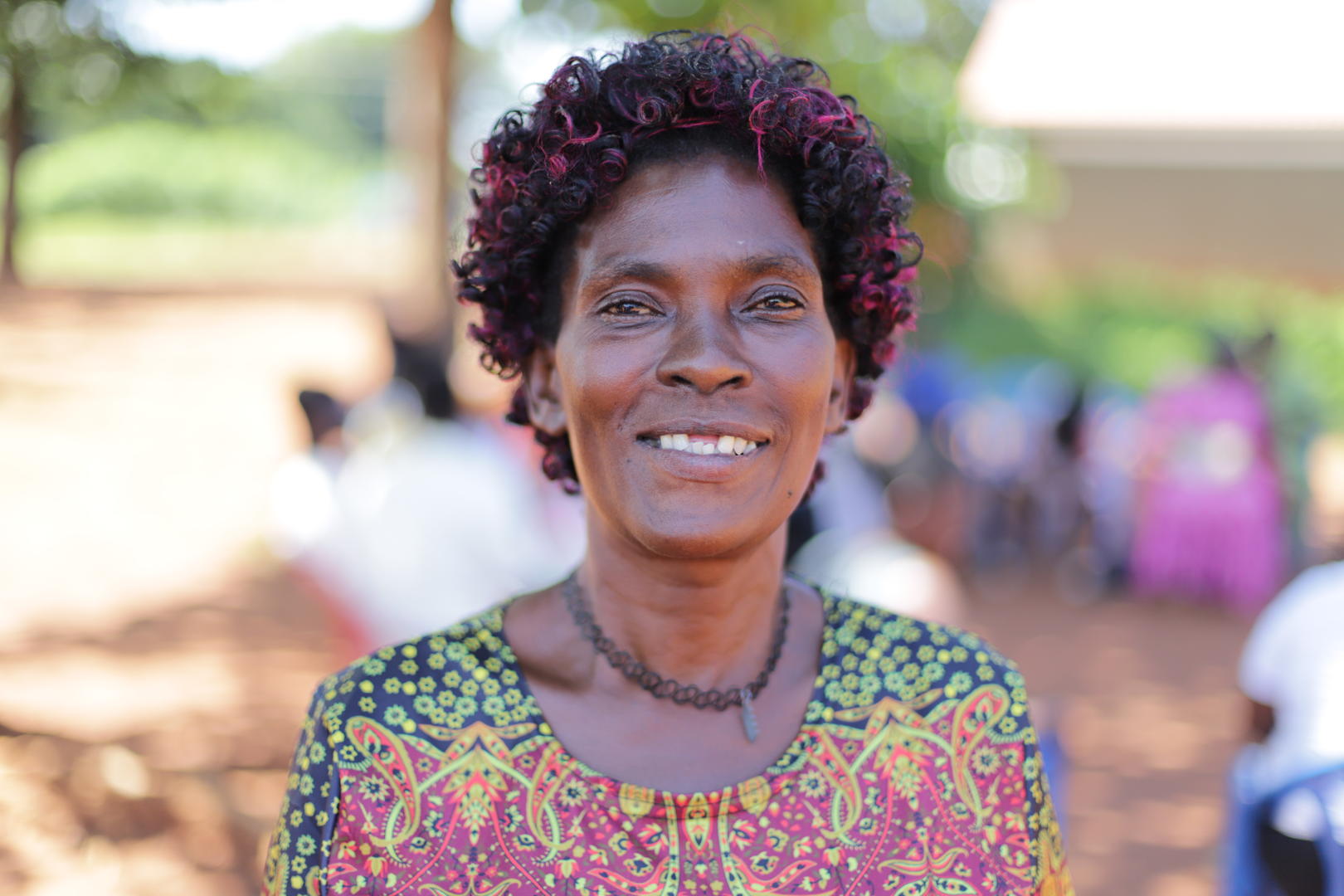 Photo of Ugandan lady smiling