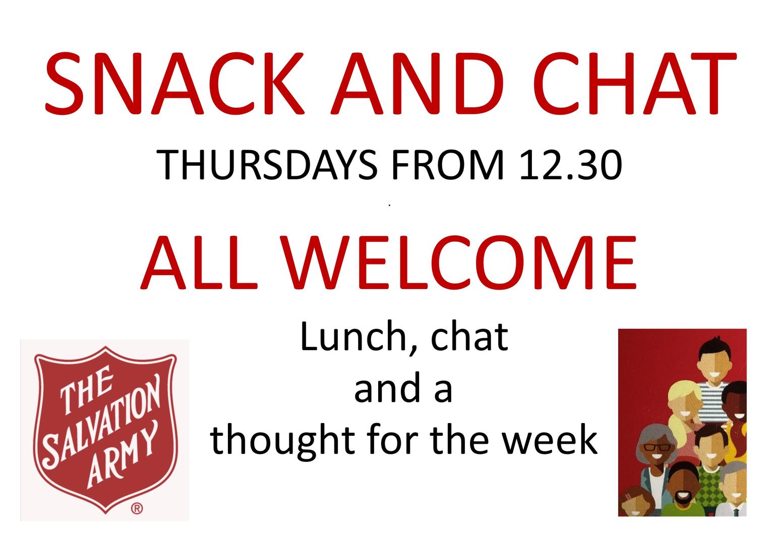Snack'n'Chat Poster