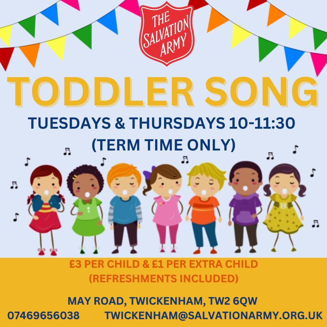 Toddler Song at Twickenham Salvation Army