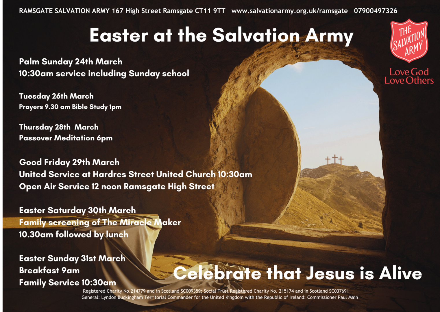 Holy Week at Ramsgate Salvation Army