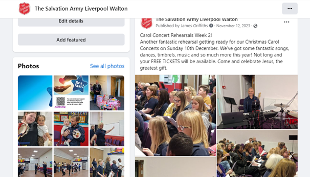 Liverpool Walton Salvation Army Facebook