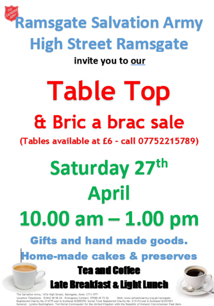 Support our Mini Market Saturday 27 April 10am to 1pm
