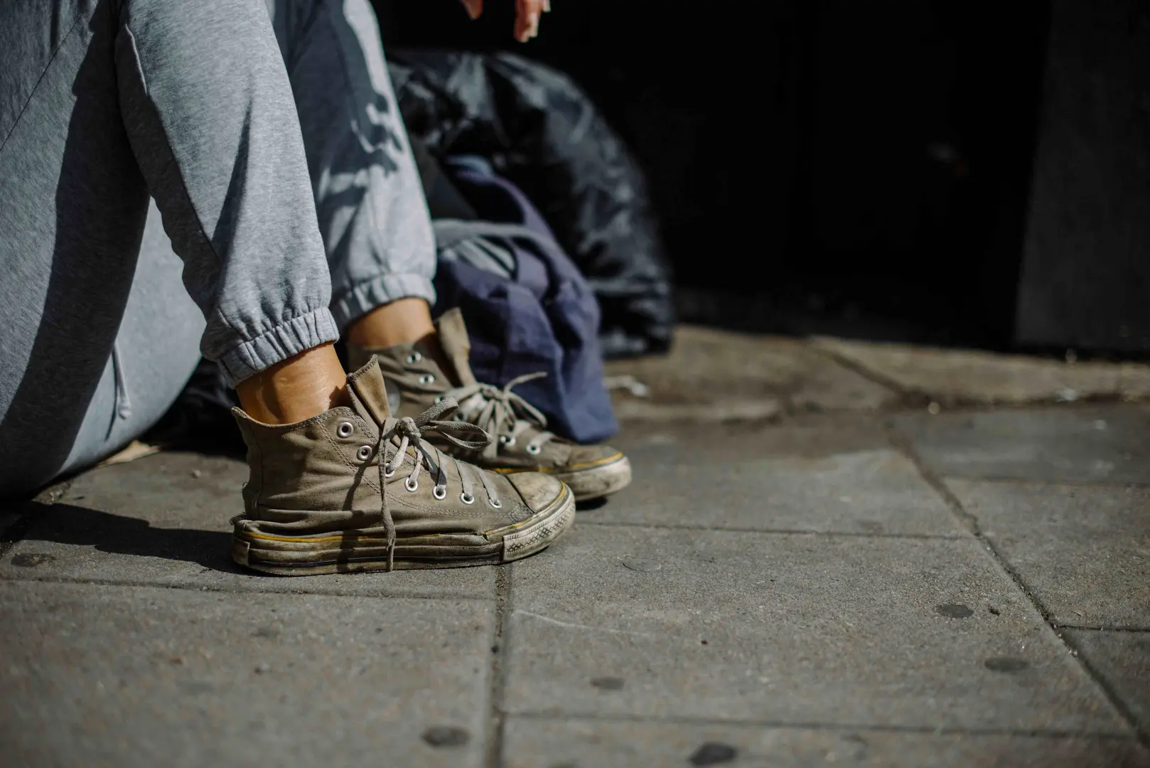 old converse trainers