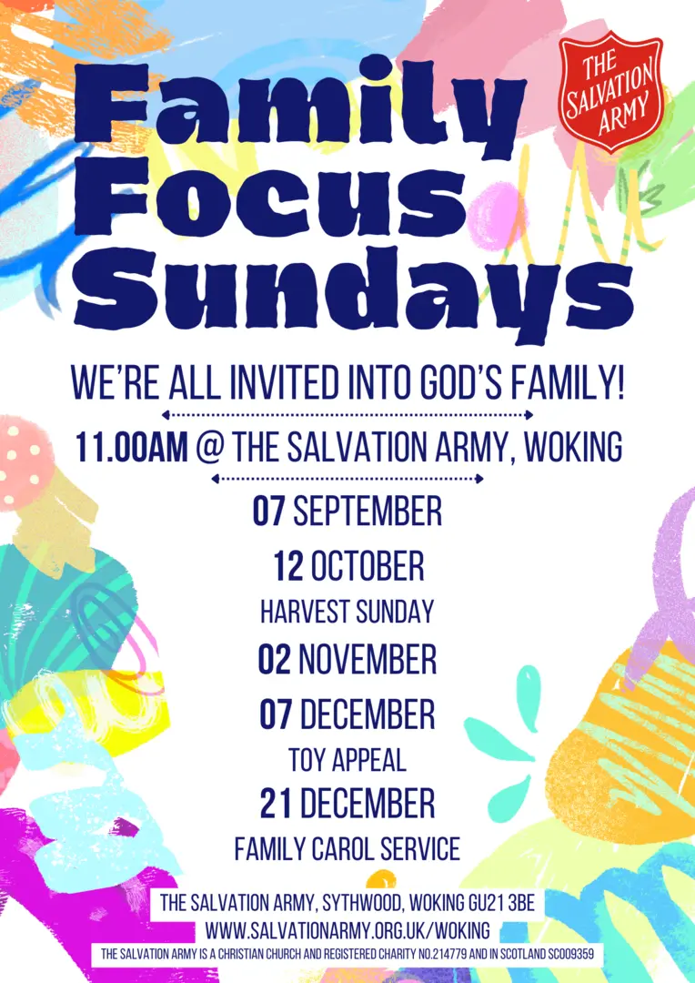 Family Focus Sundays Poster