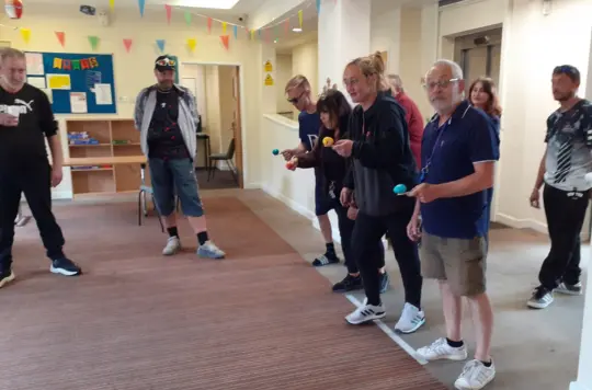 Indoor activities at Harnall Sport Day