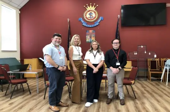 The Salvation Army's Employment Plus team for Wirral welcomed Cllr Paula Basnett
