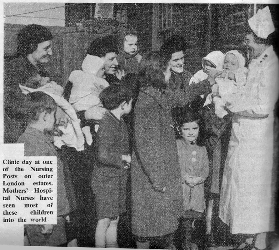 Clinic day at a nursing post