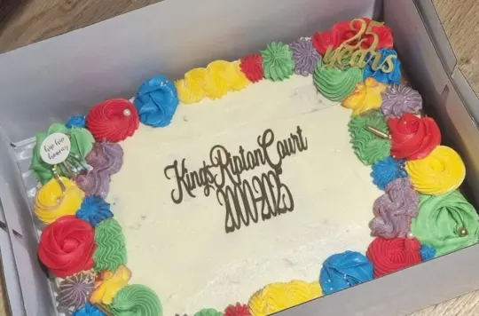 PrComms Kings Ripton Cake