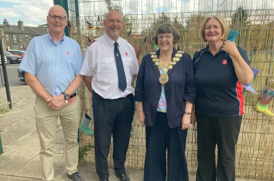 A group of people at Huddersfield Salvation Army 