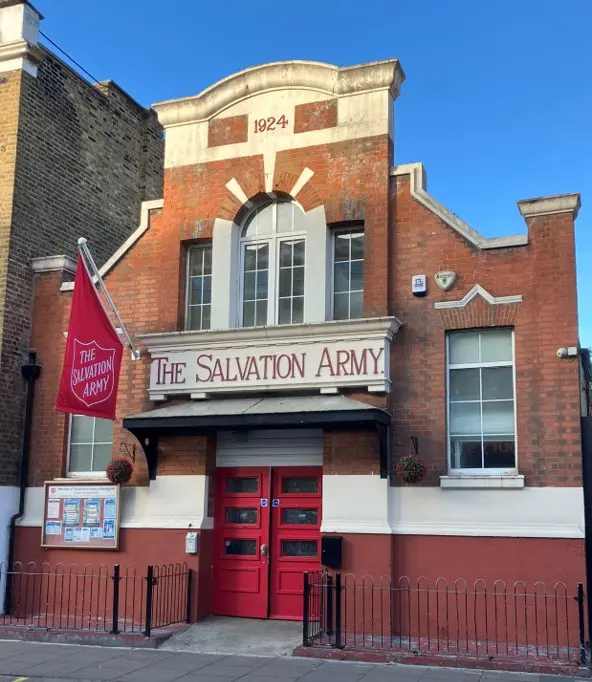 The front of the Notting Hill Salvation Army Centre 