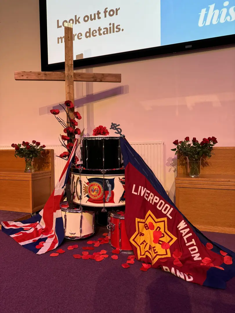 Remembrance Day at Liverpool Walton