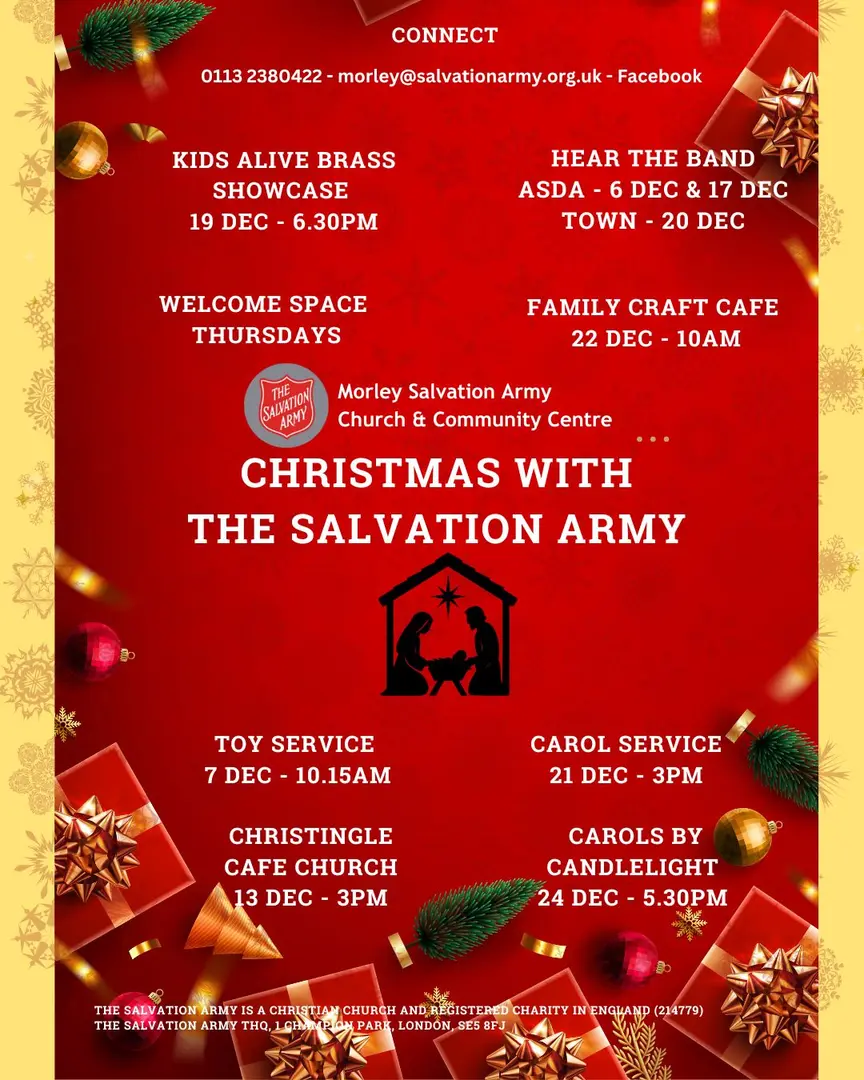 christmas with the salvation army carol service 21 dec 3pm